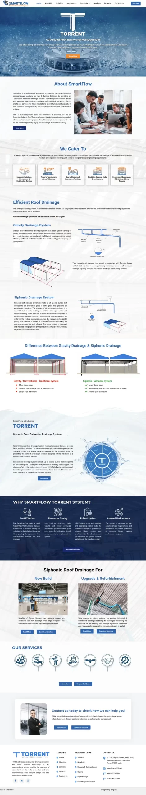 Smart Flow Website Screenshot